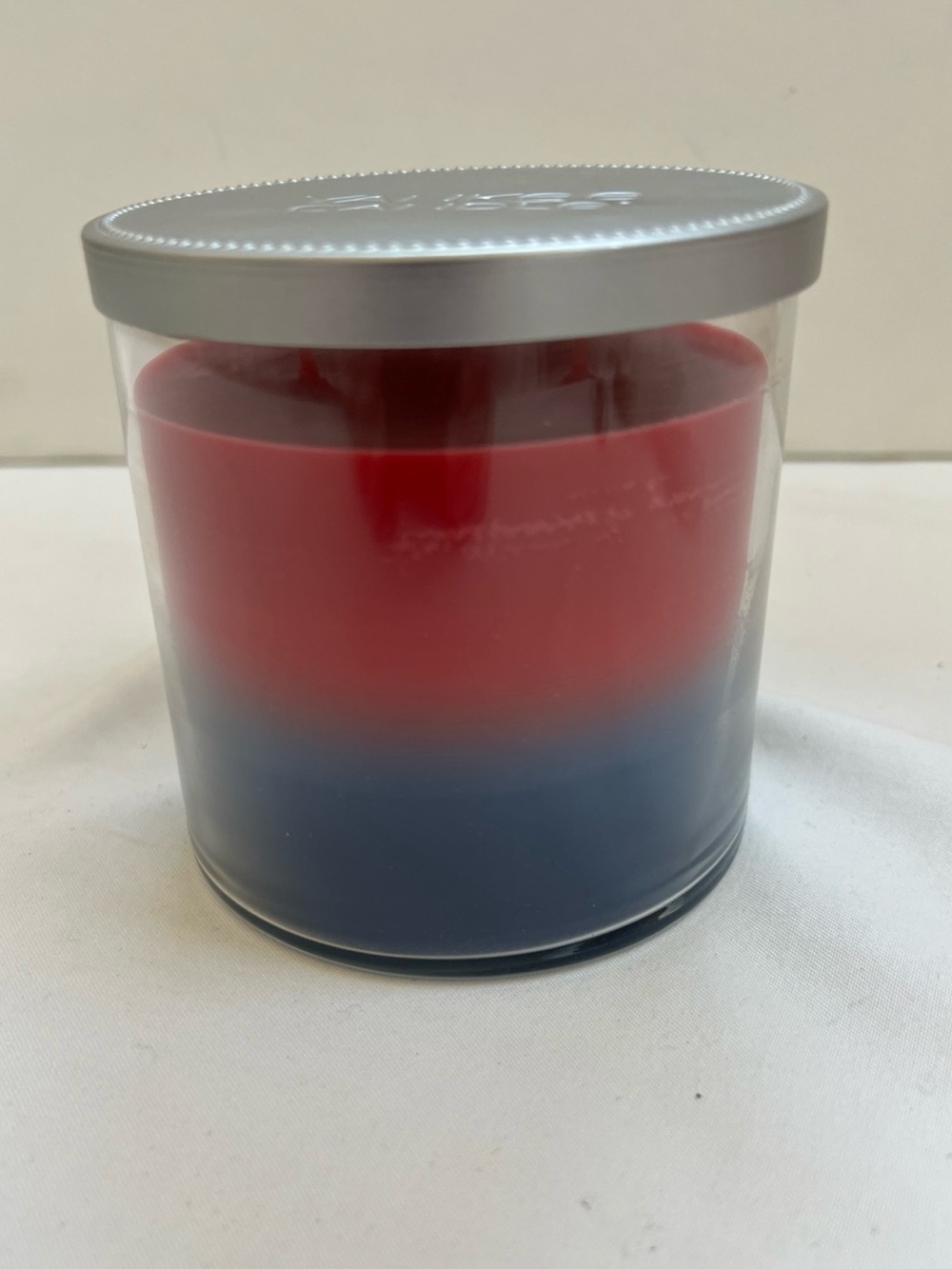 Yankee Candle FREEDOM TRIO Candle 2 Wicks UNUSED NO Front Label USA AMERICA